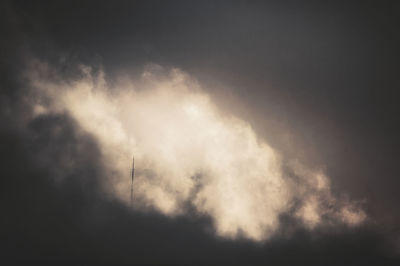 Low angle view of clouds in sky