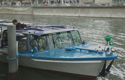 Boats in sea