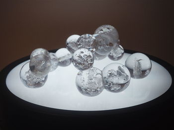 Close-up of plate on table