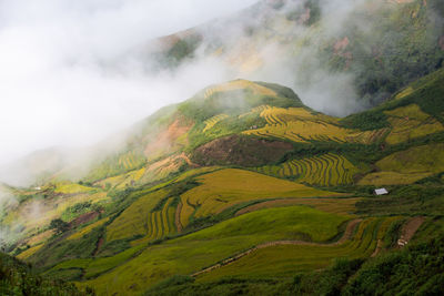 Scenic view of mountains