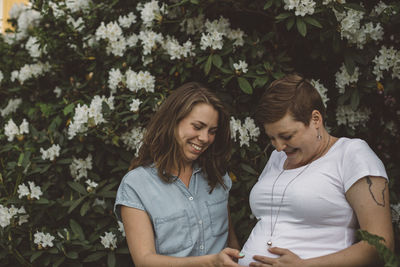 Lesbian couple expecting baby