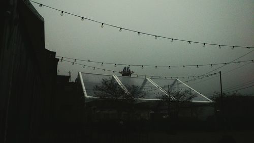 Low angle view of built structure against the sky