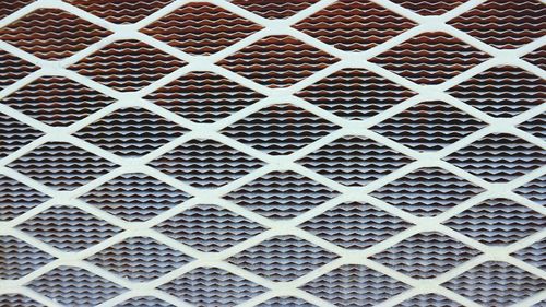 Full frame shot of metal grate