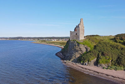 View of fort against sky