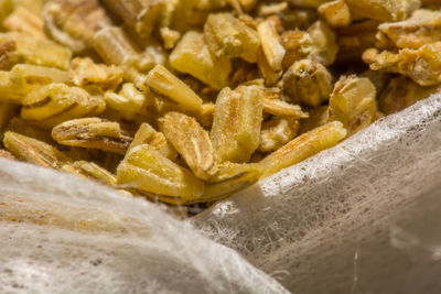 Close-up of dried fish