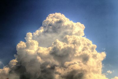 Low angle view of cloudy sky