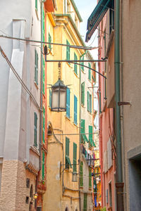 Low angle view of residential buildings