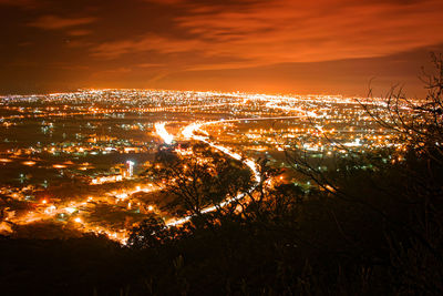 Close-up of sky at night