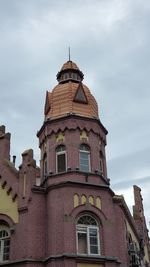 Low angle view of building against sky