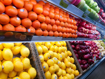 Fruits for sale at market stall