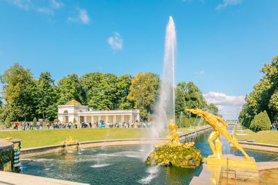 Fountain in park