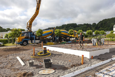 View of building site