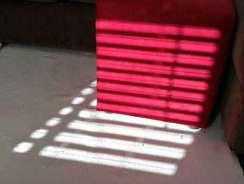 Close-up of red umbrella