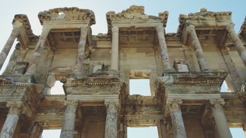 Low angle view of a temple