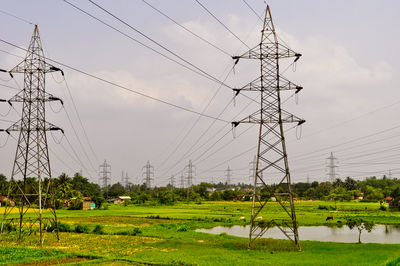 Electrical grids connecting  rural india