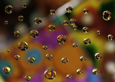 Full frame shot of bubbles