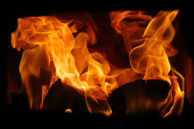 Close-up of fire