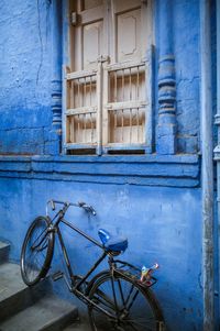 Bicycles in old building