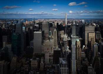 Aerial view of a city