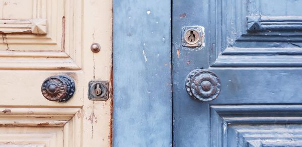 Full frame shot of closed door