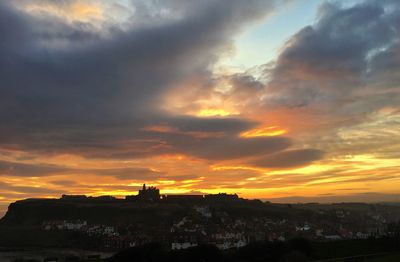 Dramatic sky during sunset