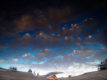 Scenic view of cloudy sky