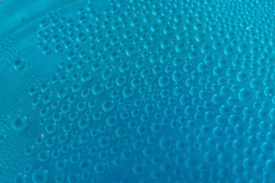 Close-up of bubbles in water