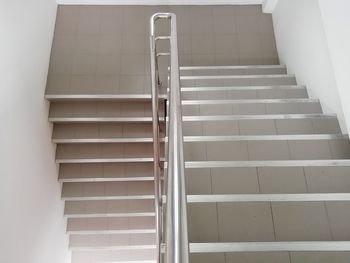 Low angle view of staircase in building