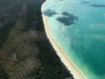 Aerial view of sea