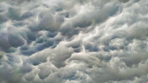 Low angle view of storm clouds in sky