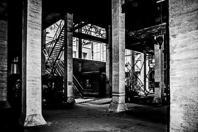 Entrance of abandoned building
