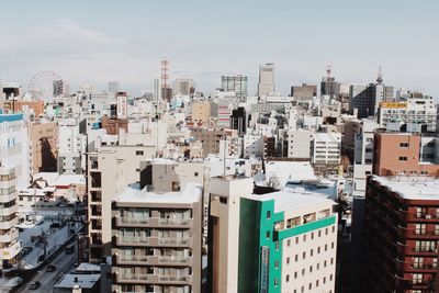 View of cityscape against sky