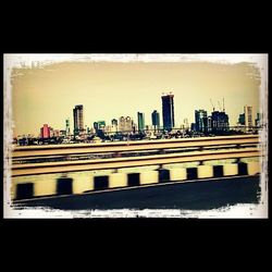 Modern buildings in city