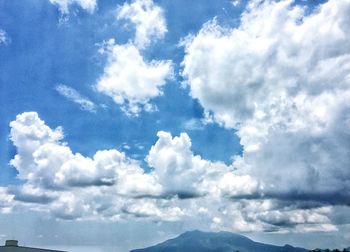 Low angle view of clouds in sky