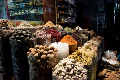 Close-up of vegetables for sale at market stall