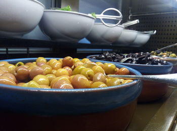 Close-up of fruits in container