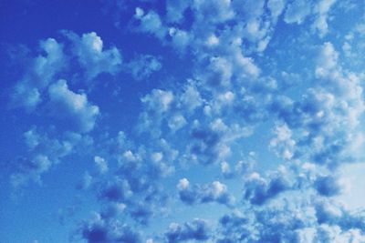 Low angle view of cloudy sky