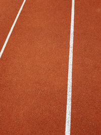 Full frame shot of running track