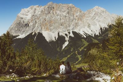 Scenic view of mountains