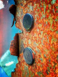 Close-up of rusty metal