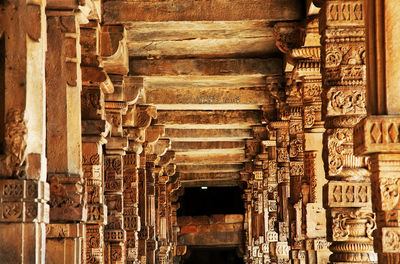 Full frame shot of historic colonnade