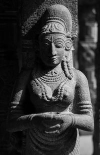Female statue in padmanabhapuram palace