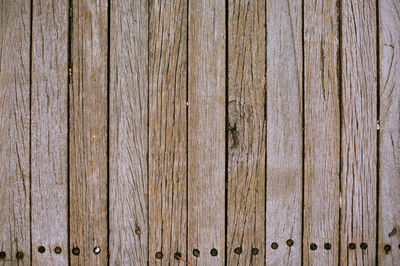 Full frame shot of wooden fence