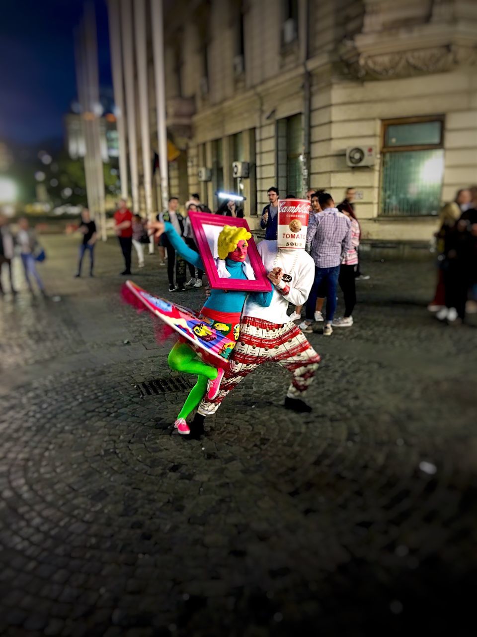 WOMAN WALKING IN CITY