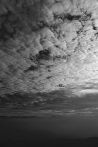 Scenic view of cloudy sky