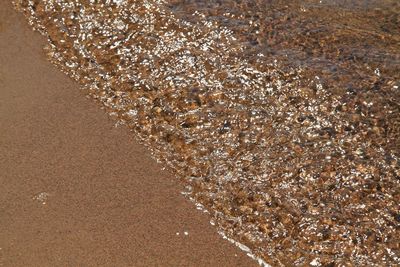 View of waves on beach