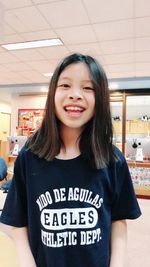 Portrait of smiling young woman