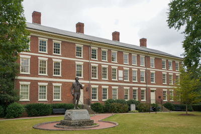 Low angle view of building against sky