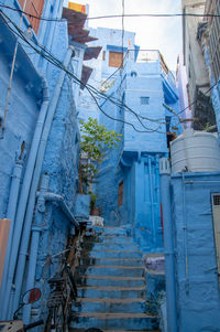 Low angle view of residential buildings