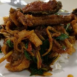 Close-up of food on plate